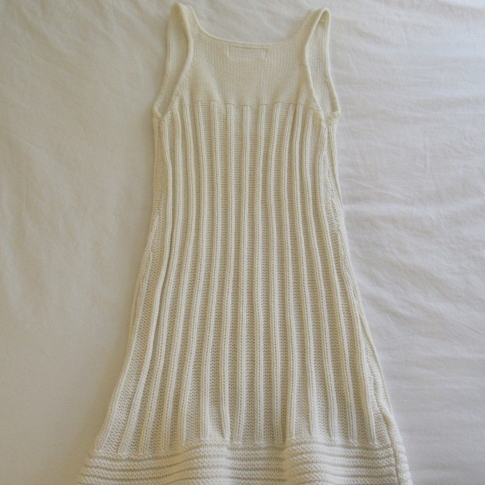6 Shore Road Cable Knit Dress Ivory Small